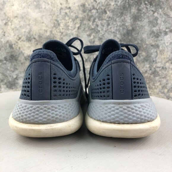 Crocs Men's Size 6 Literide 360 Pacer Blue Lace-Up Lightweight Sneakers 206715 - Picture 8 of 13